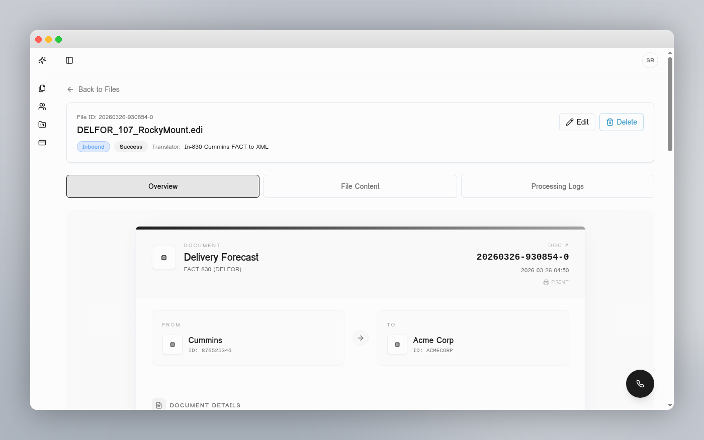 MFT Protocol Support MFT Protocol Support