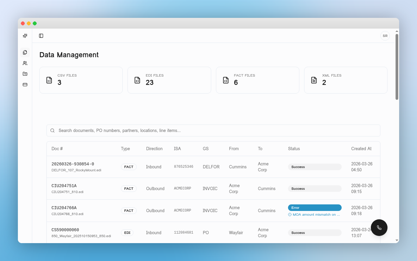 AIC Document Tracking Dashboard